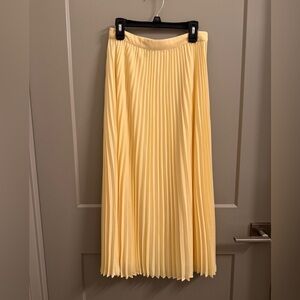 Forever 21 Sunny Yellow Midi Skirt